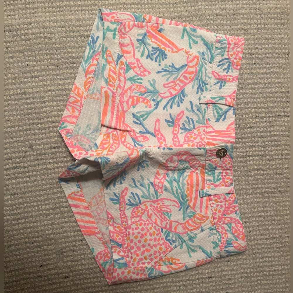 Lilly Pulitzer Colorful Crab Print Women's Shorts